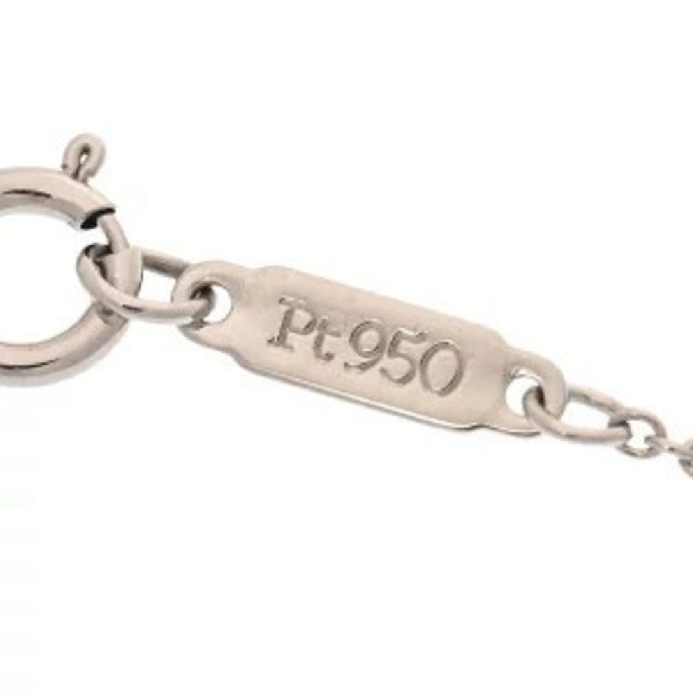 Tiffany Co Victoria Vine Circle Necklace Platinum Diamond - Picture 3 of 9